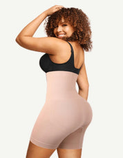 Seamless Double-Layer Tummy Panel 4 Steel Bones Shapewear Shorts