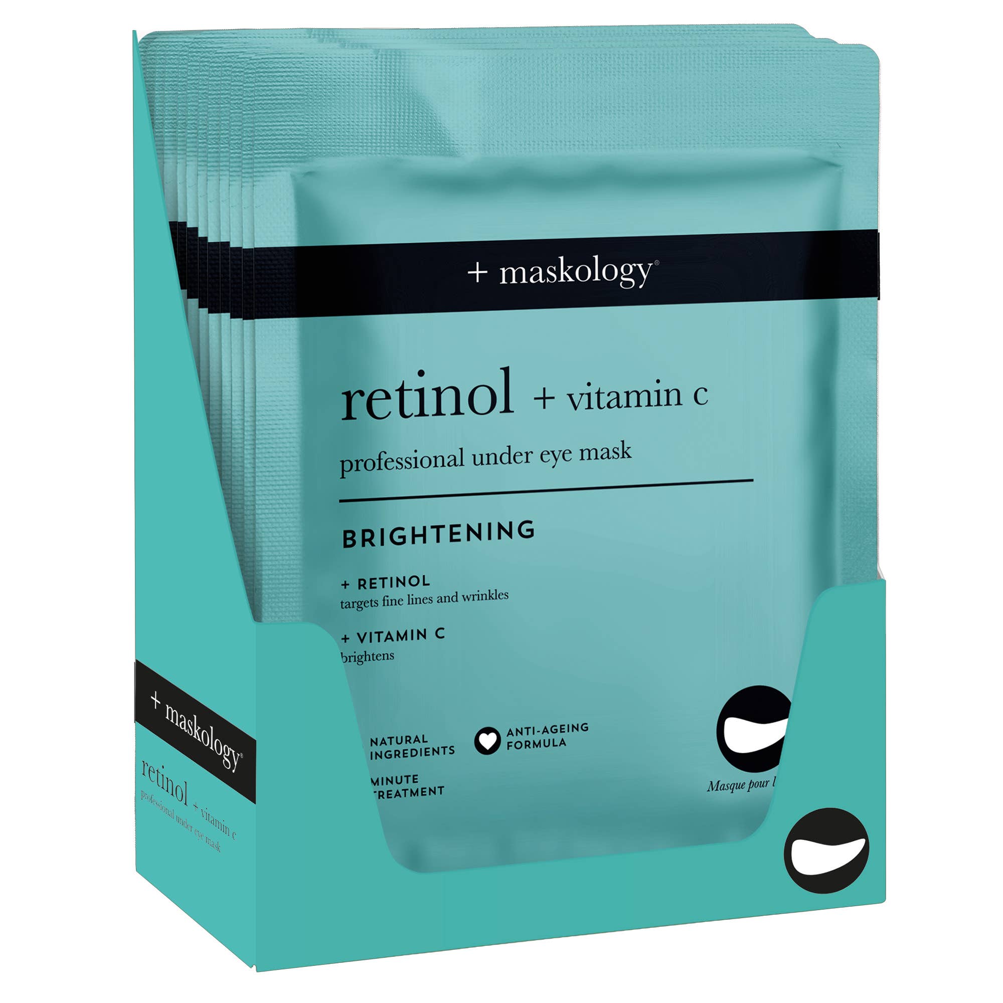 +maskology RETINOL + VITAMIN-C Professional Under Eye Mask