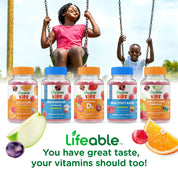 Lifeable Iron for Kids 10 mg + Vit C Gummies, Iron Levels