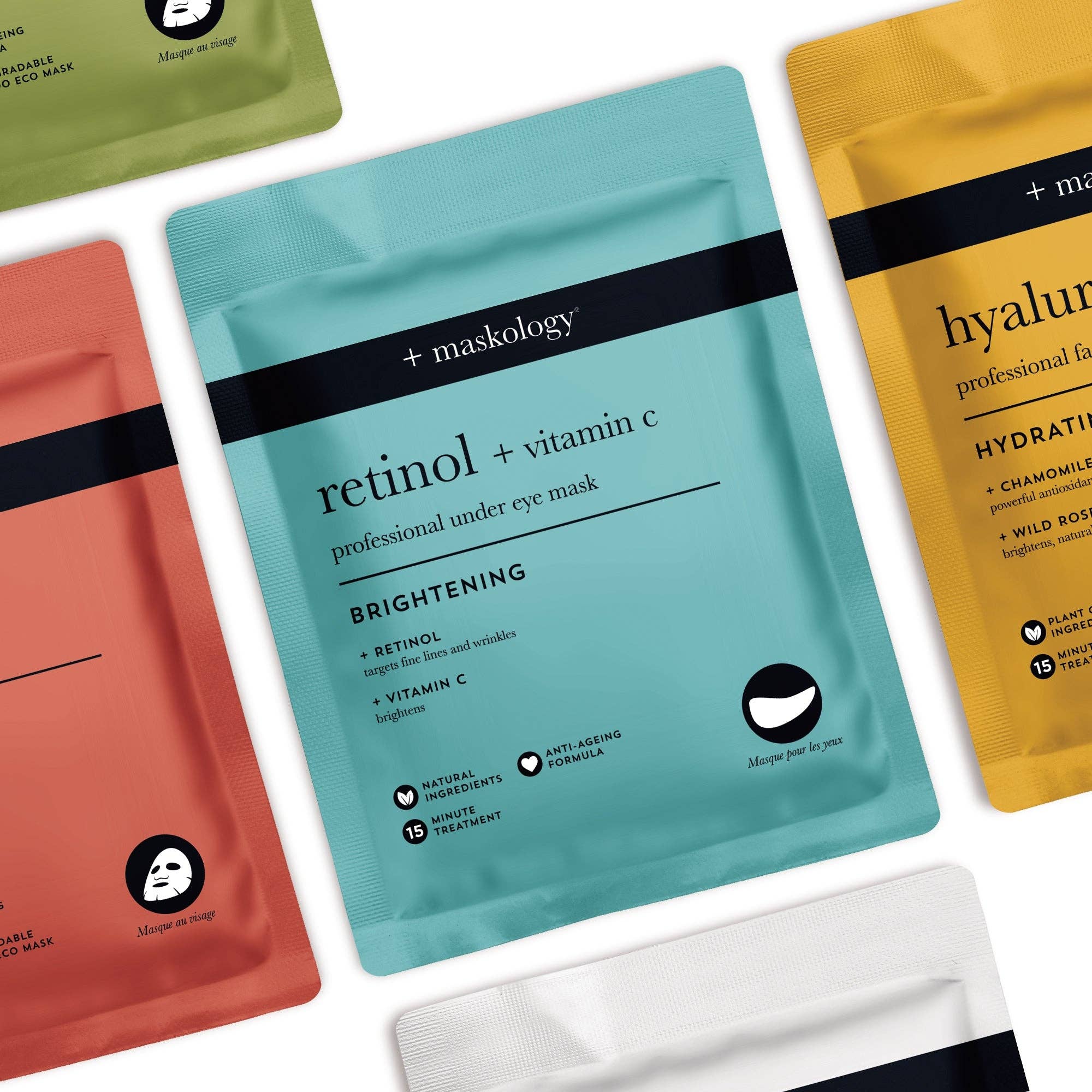 +maskology RETINOL + VITAMIN-C Professional Under Eye Mask