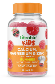 Lifeable Calcium, Magnesium, Zinc + Vitamin D Kids Gummies
