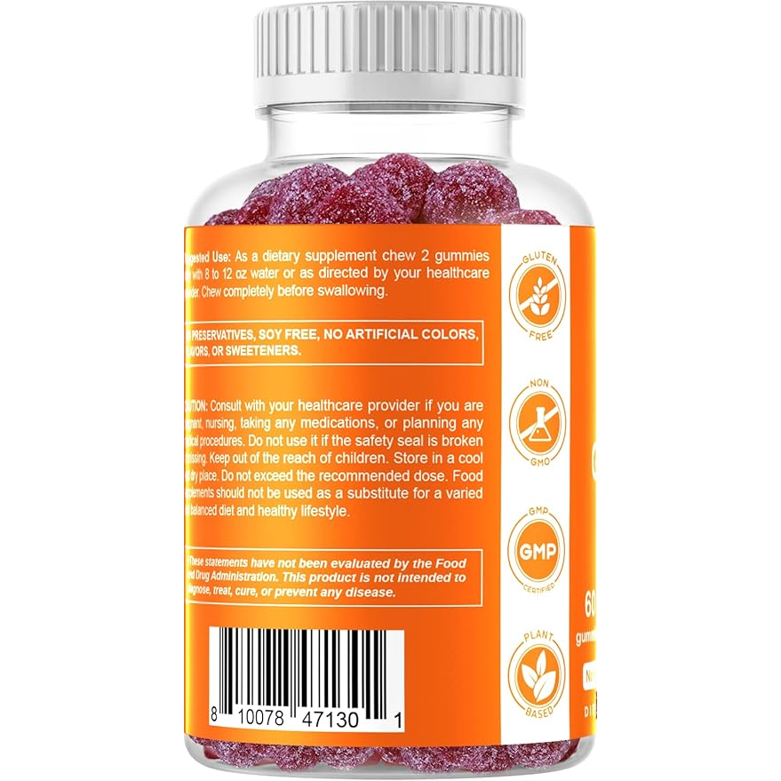 Vitamatic Zinc 50mg | 60 Vegan Gummies