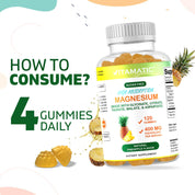 Vitamatic | Magnesium 400mg per Serving | 120 Gummies
