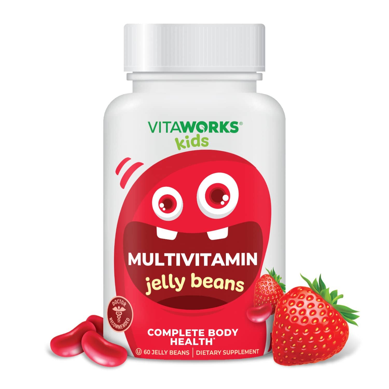VitaWorks Kids Multivitamin Jelly Beans, Health Support
