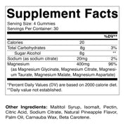 Vitamatic | Magnesium 400mg per Serving | 120 Gummies