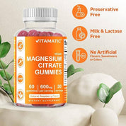 Vitamatic Magnesium Citrate Gummies 600mg per Serving