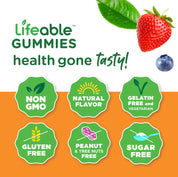 Lifeable Sugar Free B Complex + Vitamin C for Kids Gummies