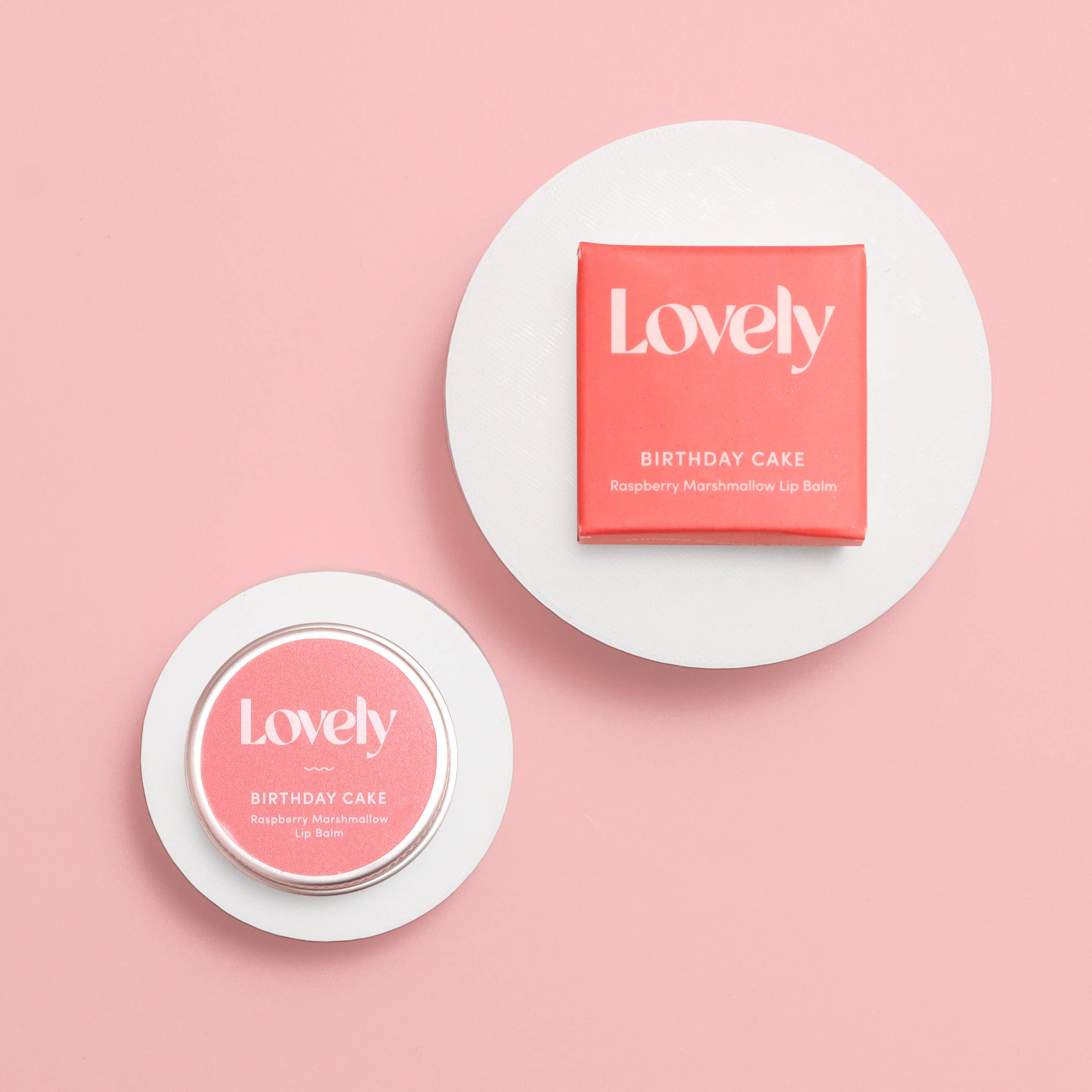 Lip Balm - Birthday Cake - Raspberry Marshmallow