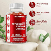 Vitamatic Apple Cider Vinegar 1000mg | 60 Vegan Gummies