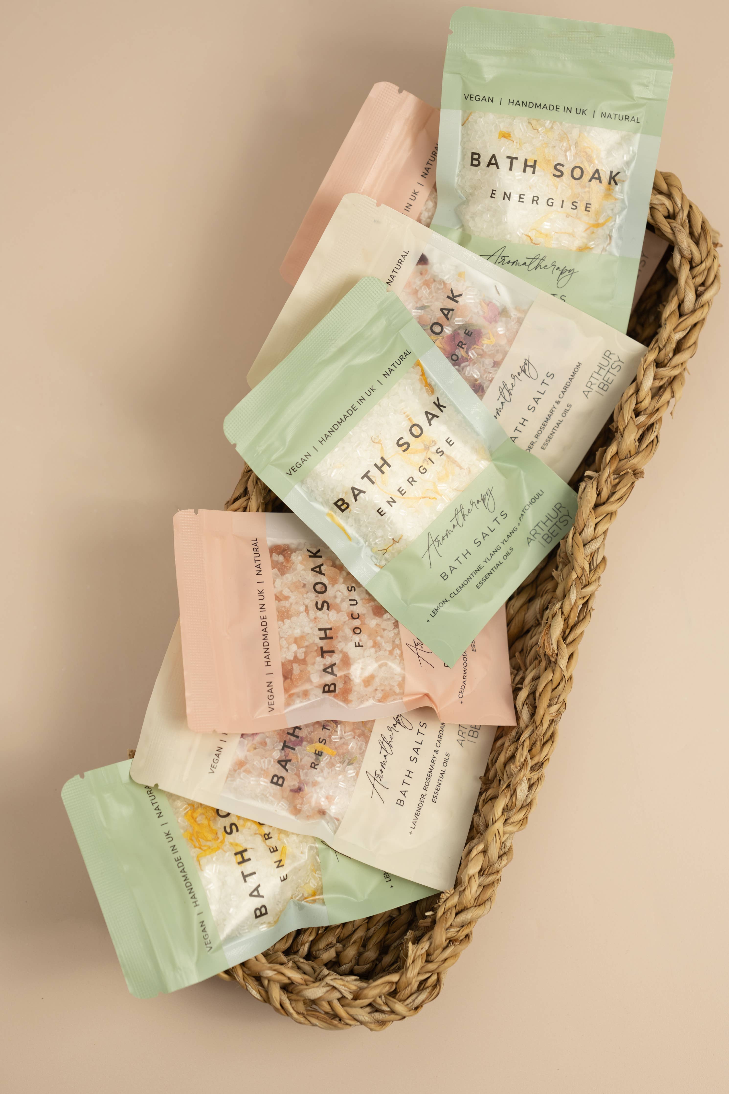 Aromatherapy Bath soak pouch Bath salts