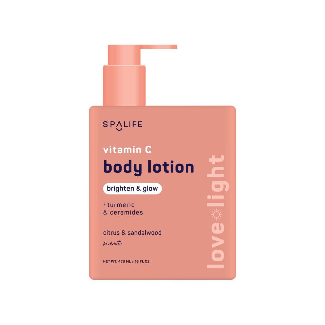 Love Light Vitamin C Body Lotion, Citrus & Sandalwood Scent