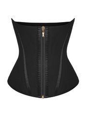 Smooth look Fat Burning Front Double Layer Zipper Tummy Control Waist Trimmer