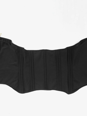 Smooth look Fat Burning Front Double Layer Zipper Tummy Control Waist Trimmer