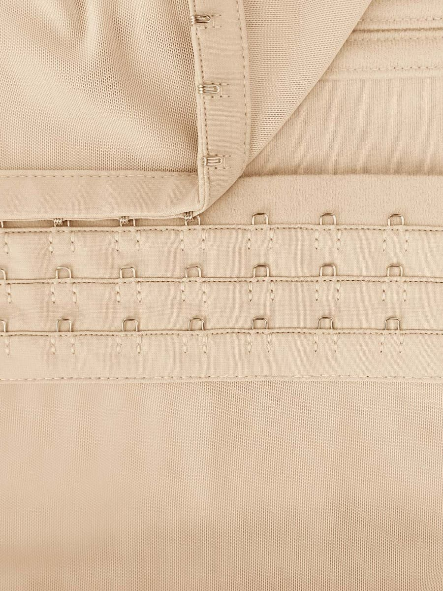 Smooth look Fat Burning Front Double Layer Zipper Tummy Control Waist Trimmer